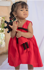 Girl-red-dress